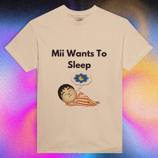 Mii Wants To Sleep Unisex Tee