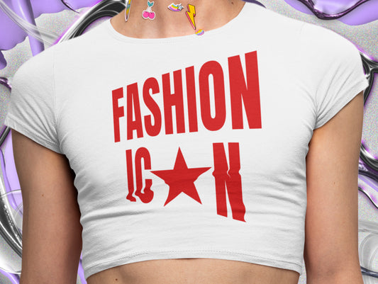 Fashion Icon Fitted Baby Tee