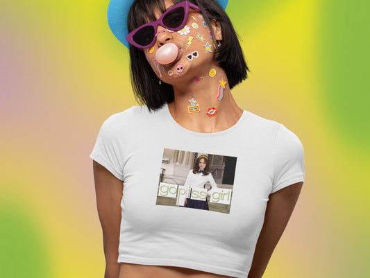 Go Piss Girl Fitted Baby Tee